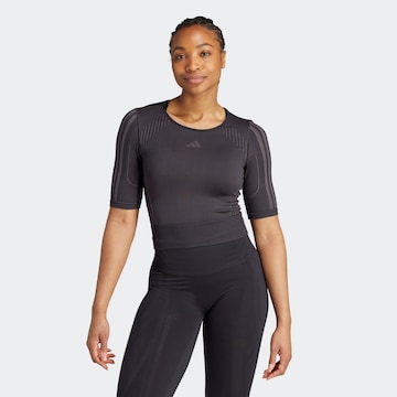 ADIDAS PERFORMANCE Funktionsshirt in Schwarz: predná strana