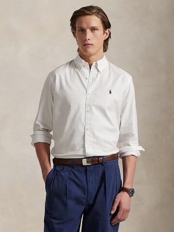 Polo Ralph Lauren Tavaline suurus Triiksärk, värv valge: eest vaates