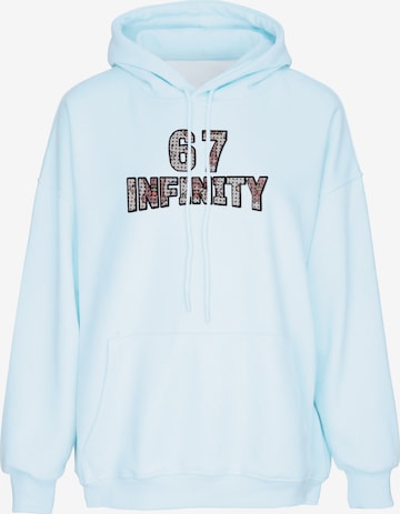 Sweat-shirt MYMO en bleu : devant
