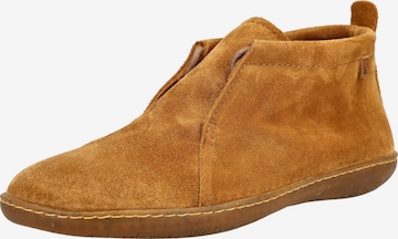 Stivaletto stringato di EL NATURALISTA in marrone: frontale