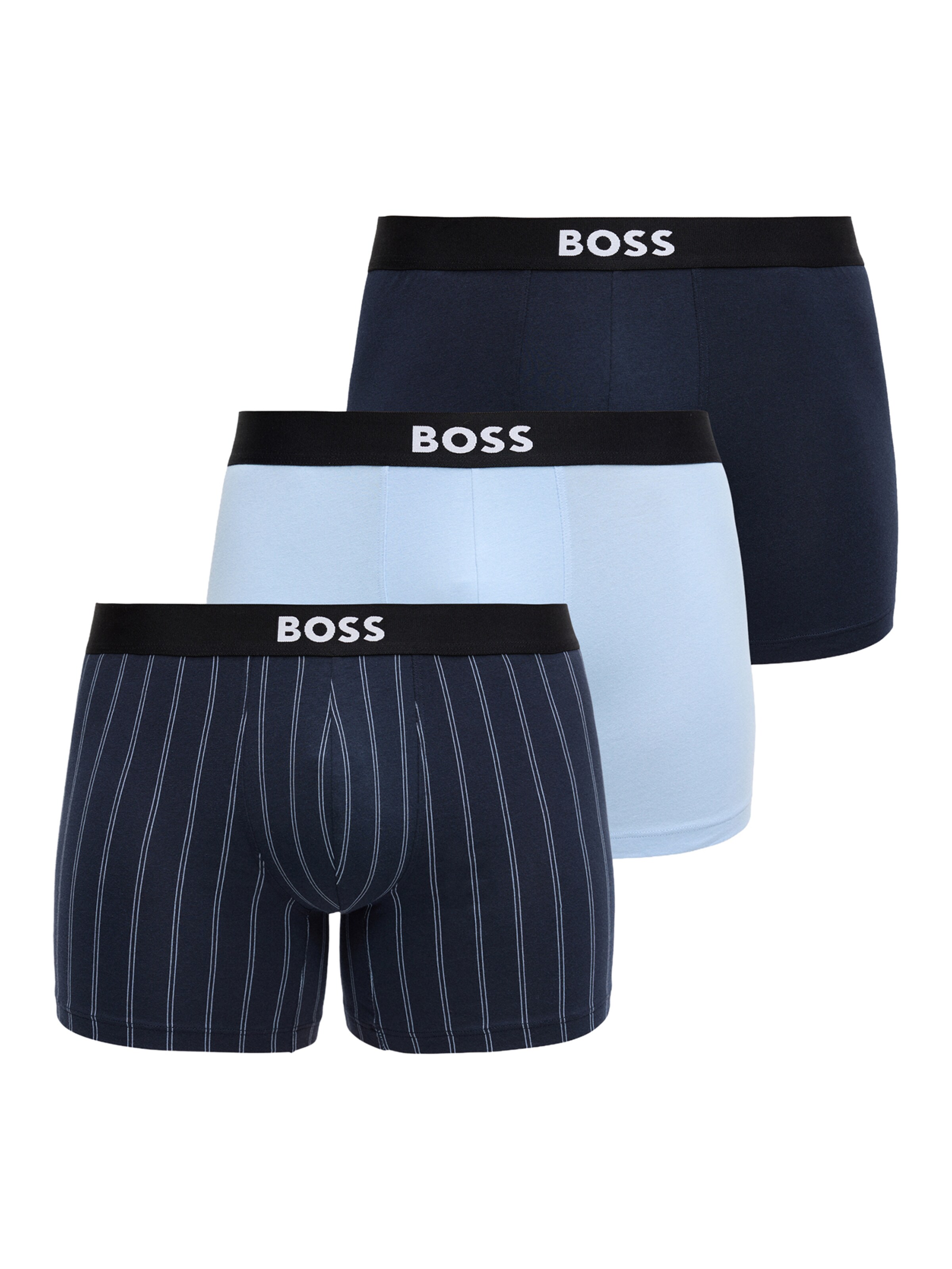 Boxers BOSS en bleu : devant