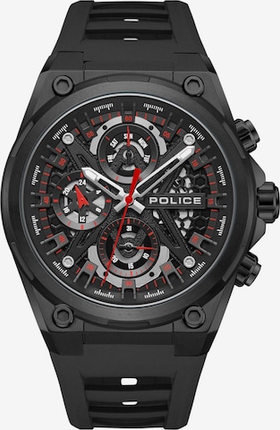 POLICE Uhr  'Sonic' in Schwarz: Vorderseite