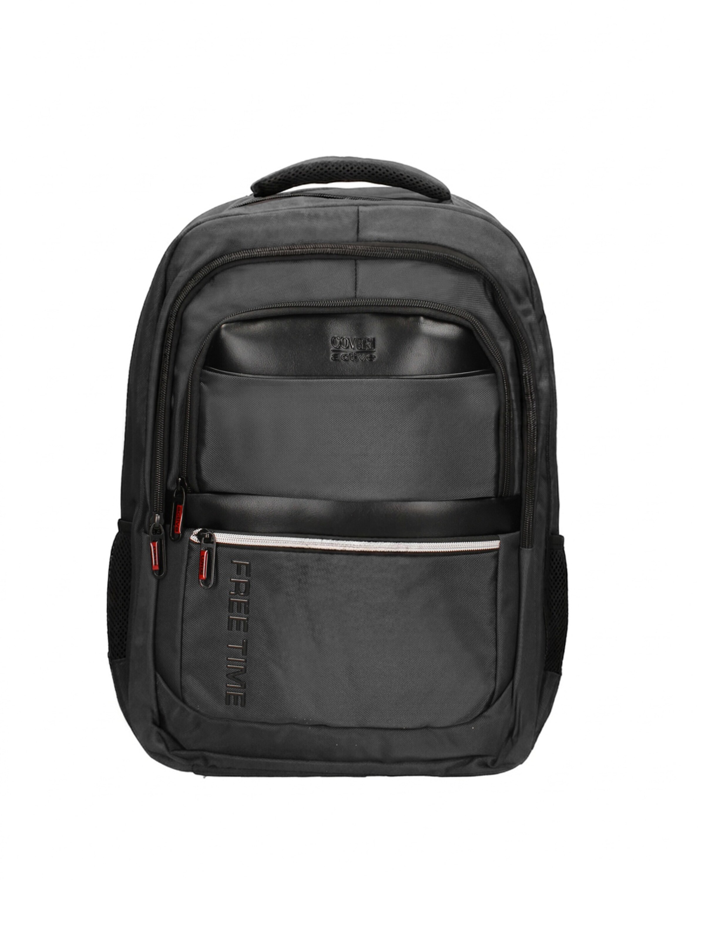 Zaino 'Zaino Coveri Collection poliestere resistente con zip' di Coveri Collection in grigio: frontale