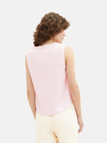 TOM TAILOR Bluse in Pink