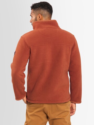 Arctic Seven Athletic Fleece Jacket 'Zeroo ' in Orange