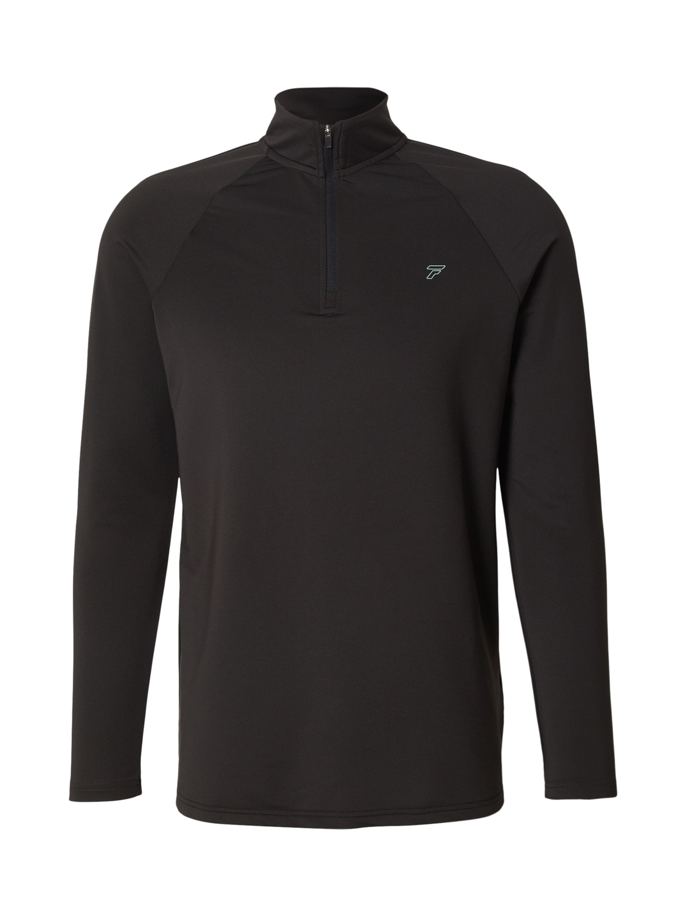 DAN FOX APPAREL Λειτουργικό μπλουζάκι 'Ivan' σε μαύρο: μπροστά