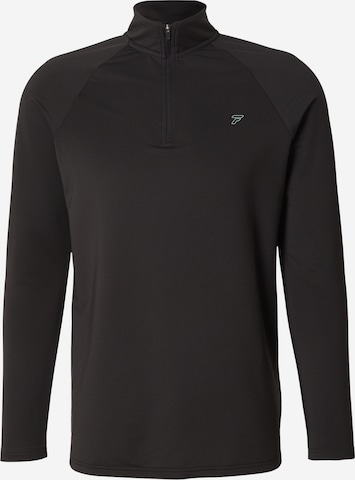 DAN FOX APPAREL Funktionstopp 'Ivan' i svart: framsida