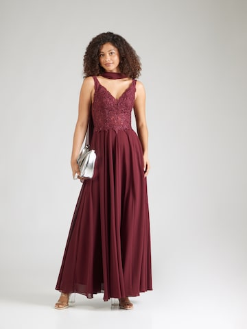 mascara Kleid in Rot