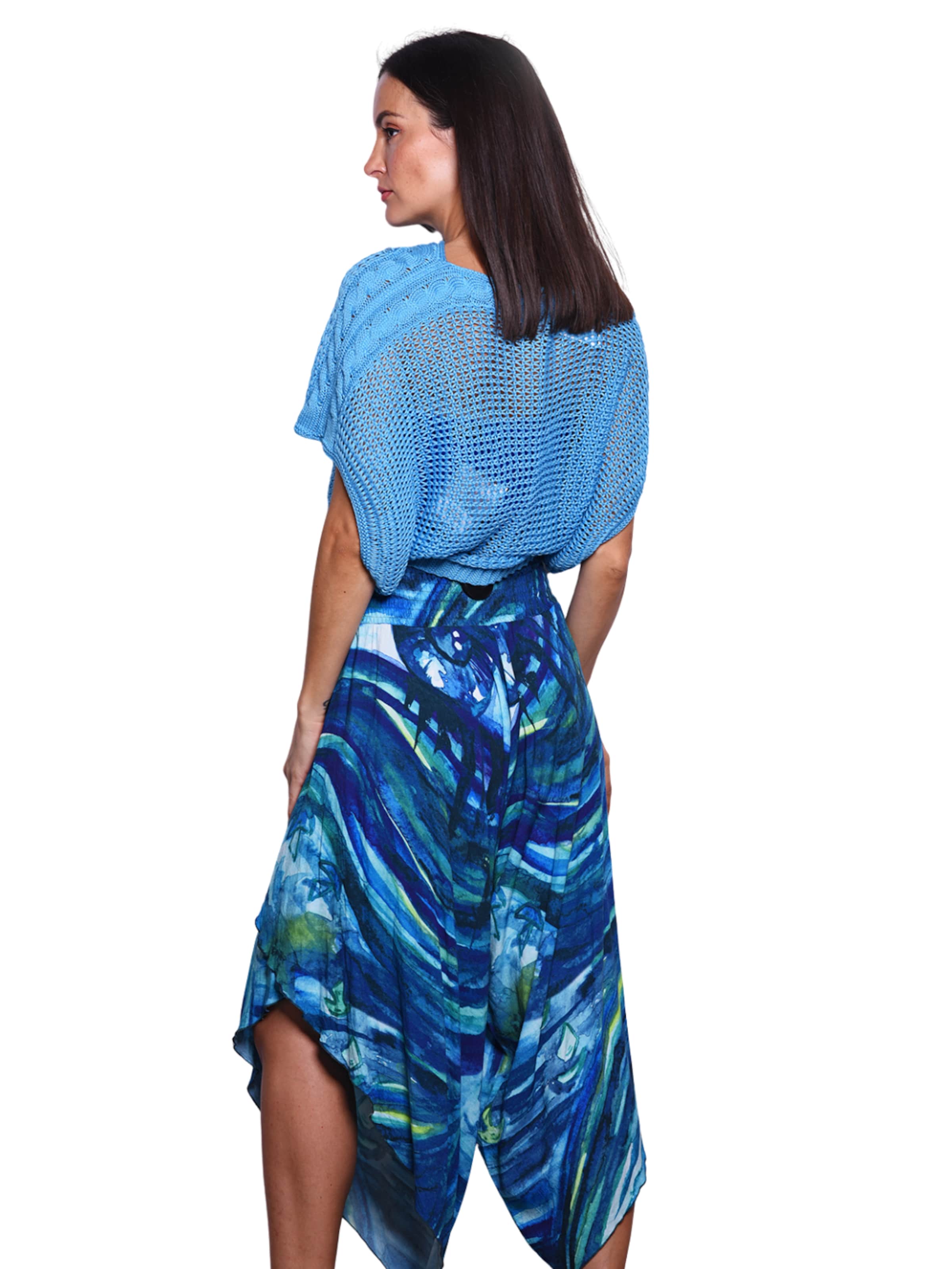 Süel knitwear Knitted top 'Birthday' in Blue