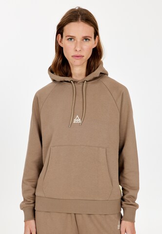 SOS Sweatshirt 'Majella' in Bruin: voorkant