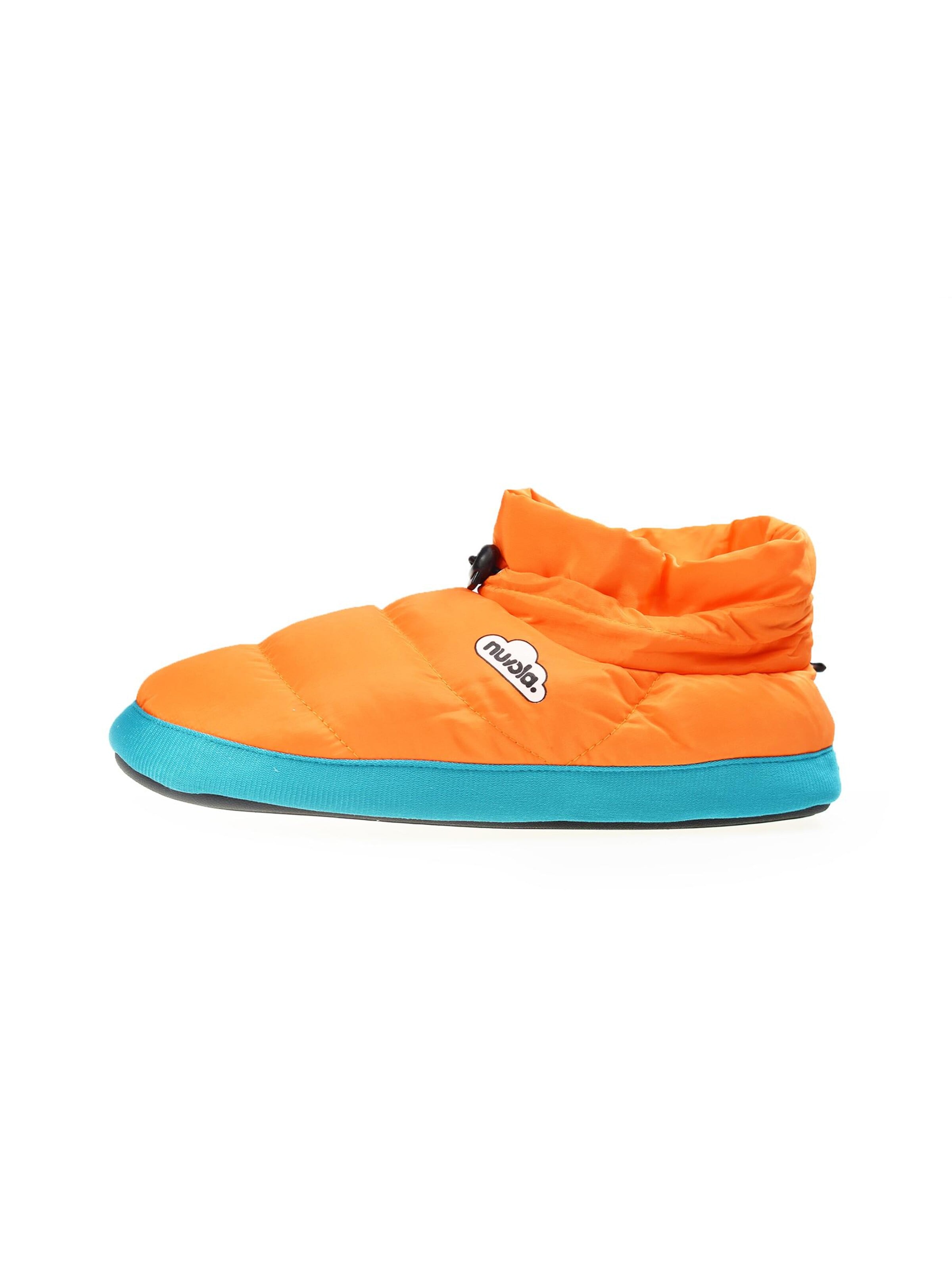 Ciabatta 'Boot Home Party' di Nuvola. in arancione: frontale
