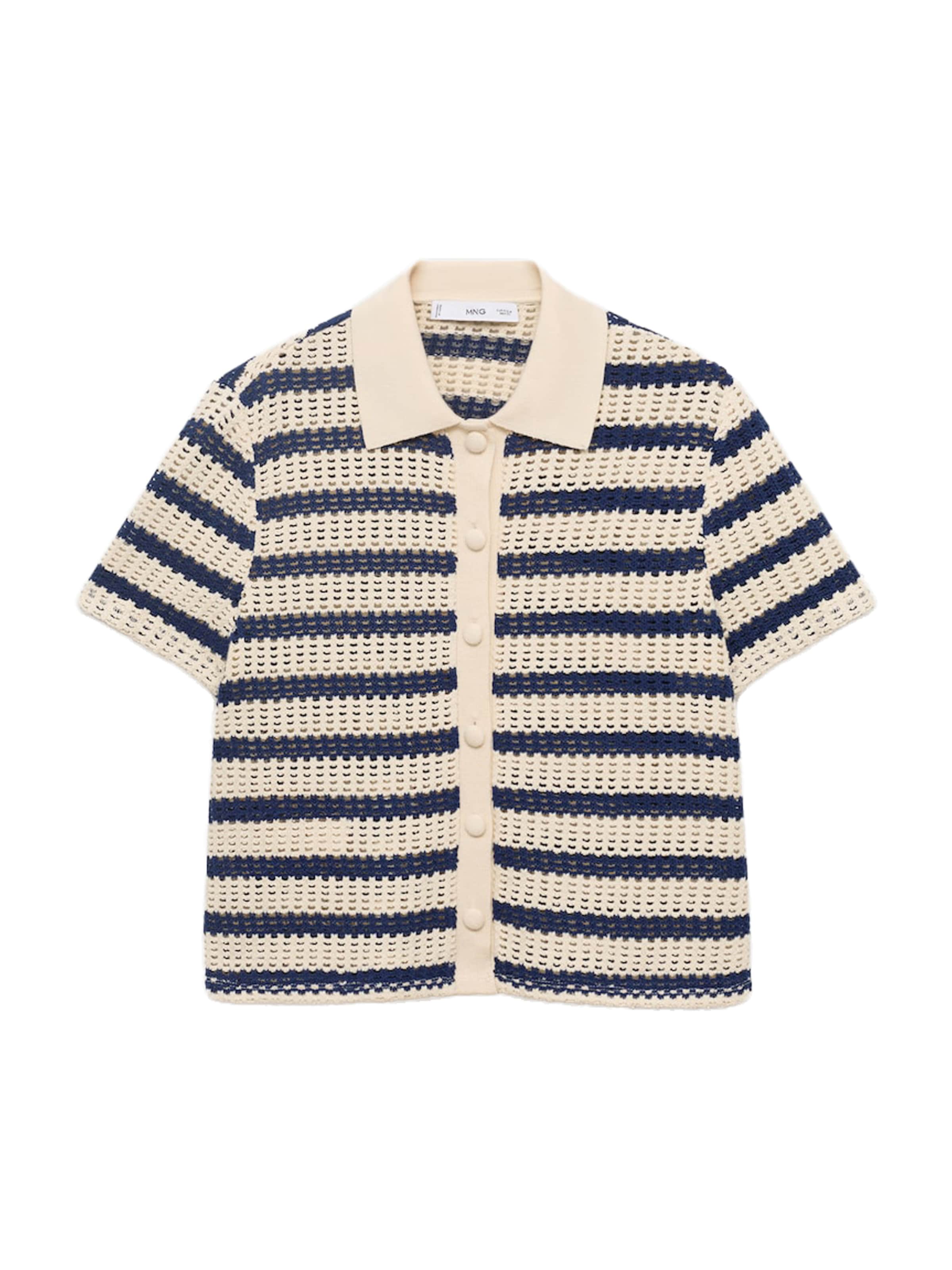 MANGO Knit cardigan 'MIFFY' in Blue: front