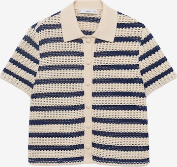 MANGO Neuletakki 'MIFFY' värissä sininen: etupuoli