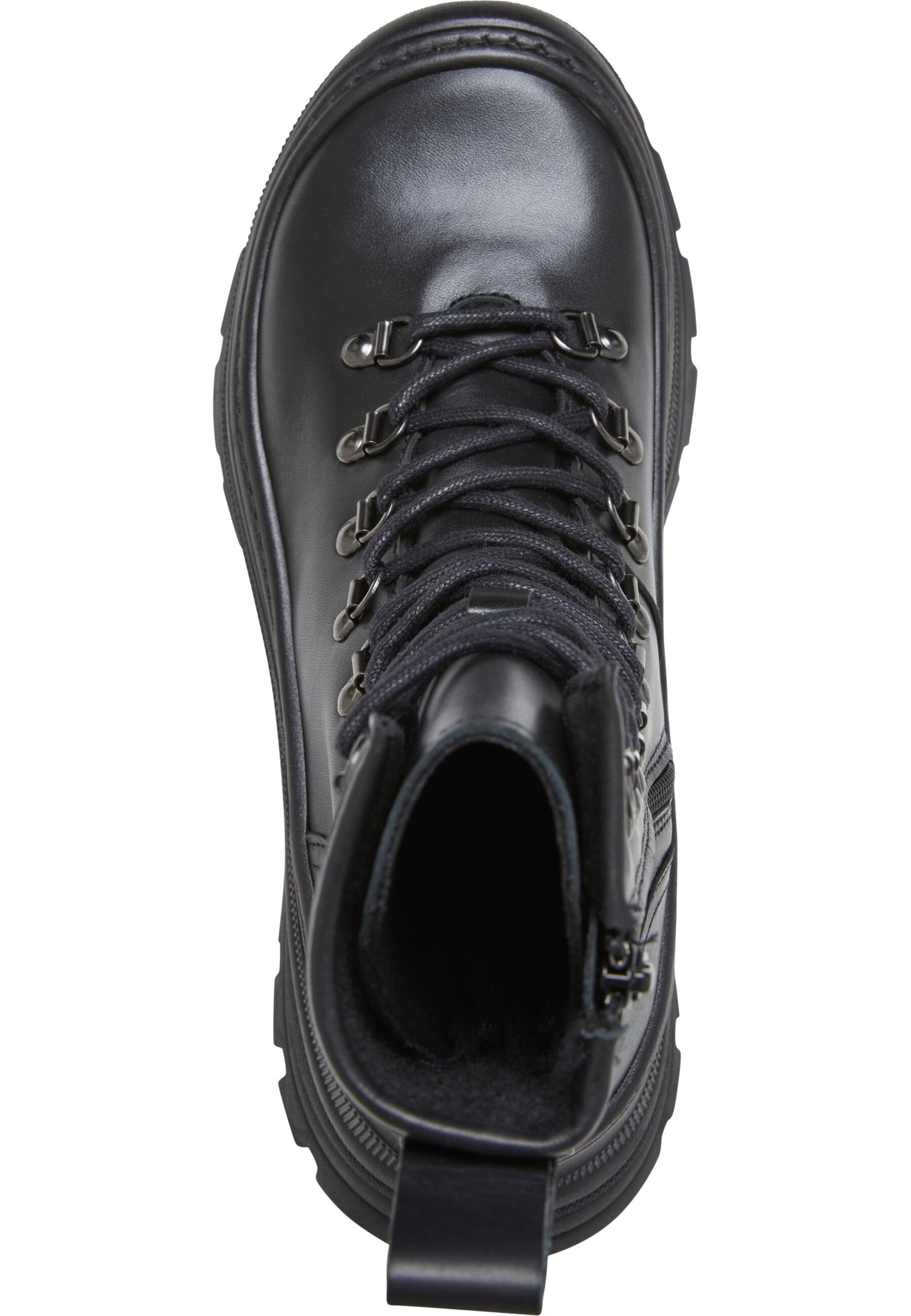 BUFFALO Lace-up bootie in Black