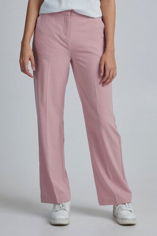 b.young - Pierna ancha Pantalón de pinzas 'DANTA' en rosa: frente
