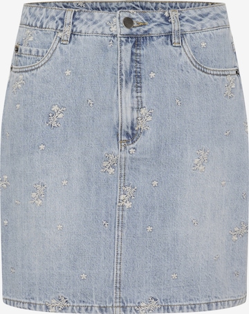 Kaffe Skirt 'Babeth' in Blue: front