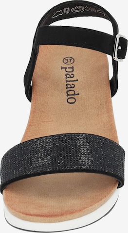 Palado Sandals 'Notan' in Black