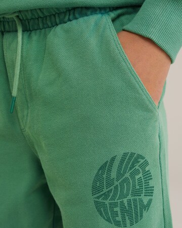Effilé Pantalon WE Fashion en vert