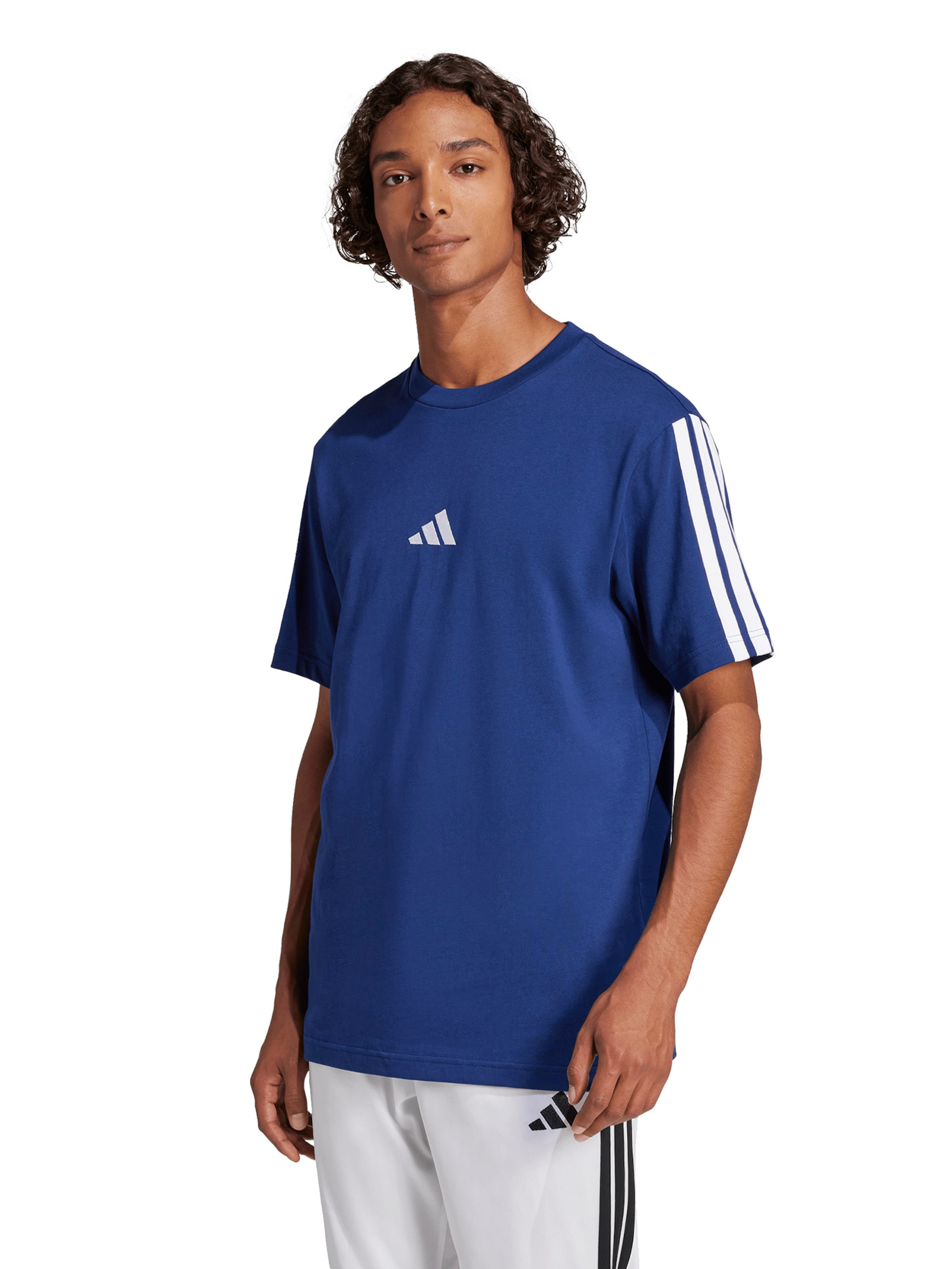 ADIDAS SPORTSWEAR Funktionsshirt 'Essentials' in Blau: Vorderseite