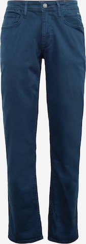 BLEND גזרת סלים מכנסי צ'ינו 'Twister' בכחול: מלפנים