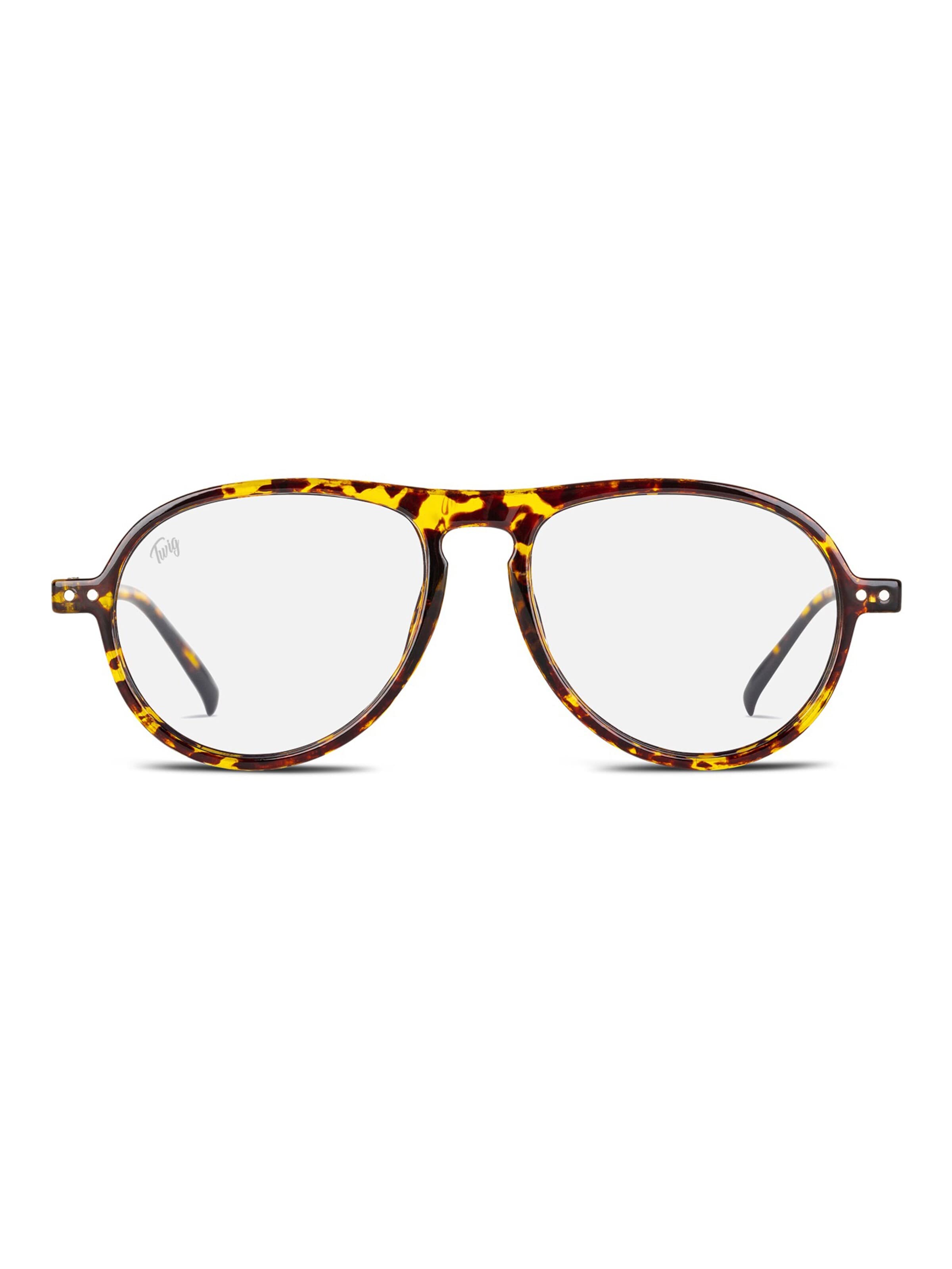 Lunettes 'Thiele BlueLight' TWIG Concept Milano en beige : devant
