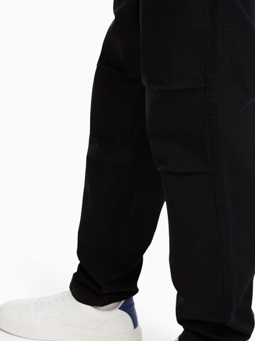 Bershka Regular Pants in Black