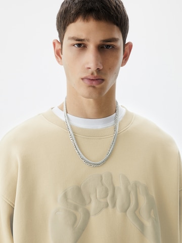 Pull&Bear Sweatshirt in Beige