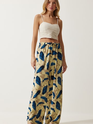 Wide Leg Pantalon Happiness İstanbul en jaune