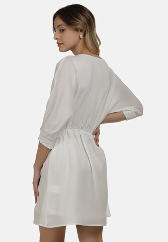 DreiMaster Klassik Shirt dress in White