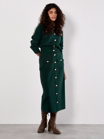 Cardigan ' ' Apricot en vert