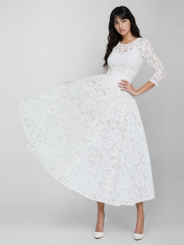 MATSOUR’I Cocktail dress 'Vicktoria' in White: front