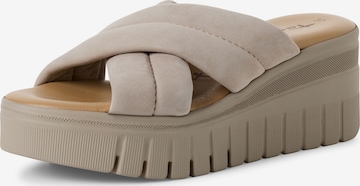 Mule Tamaris en gris : devant