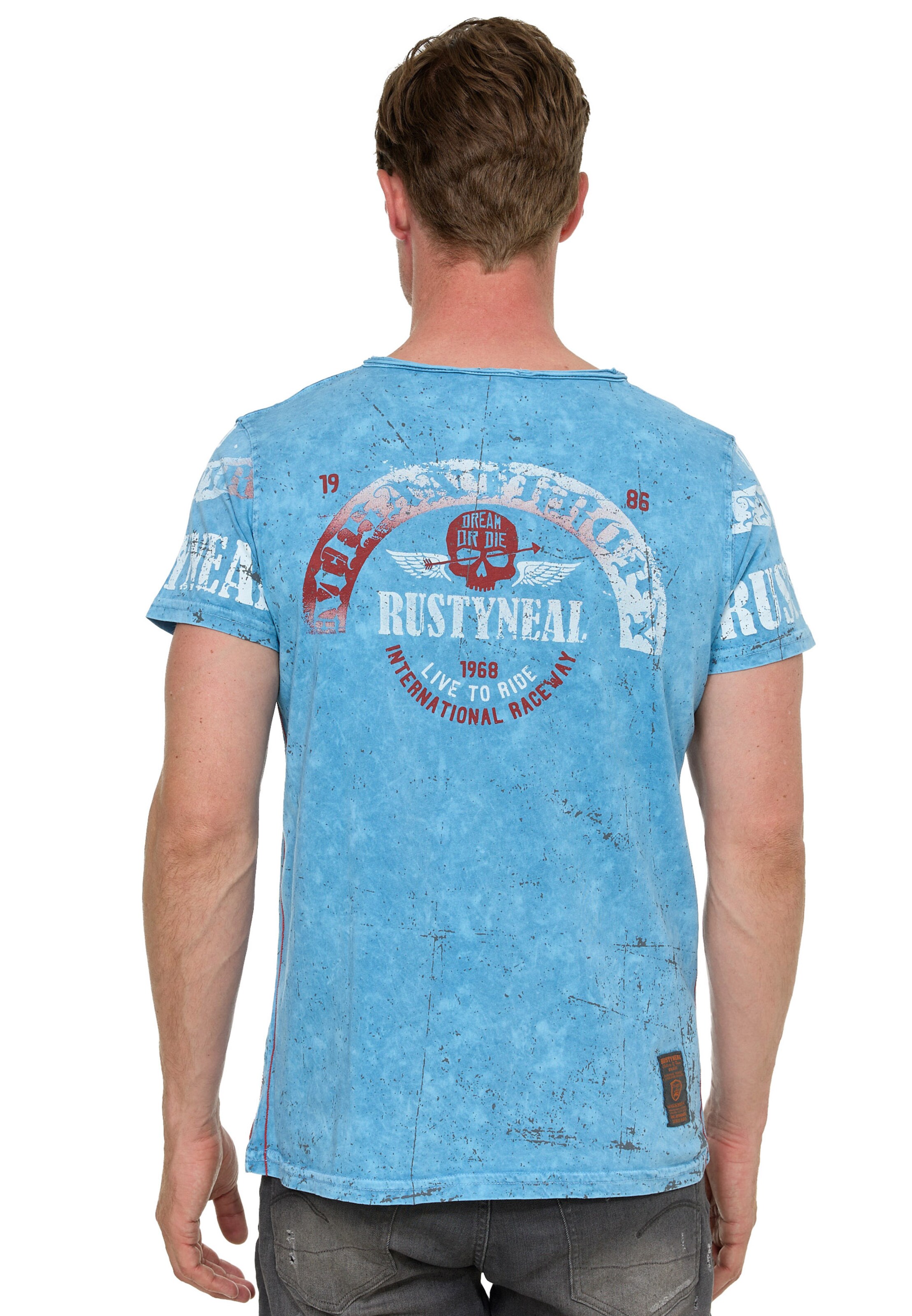 Rusty Neal T-Shirt in Blau