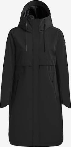 khujo Between-seasons coat 'Manao2' in Black: front