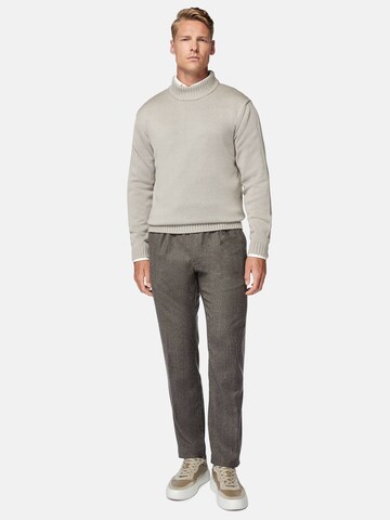 Regular Pantalon à plis Boggi Milano en gris