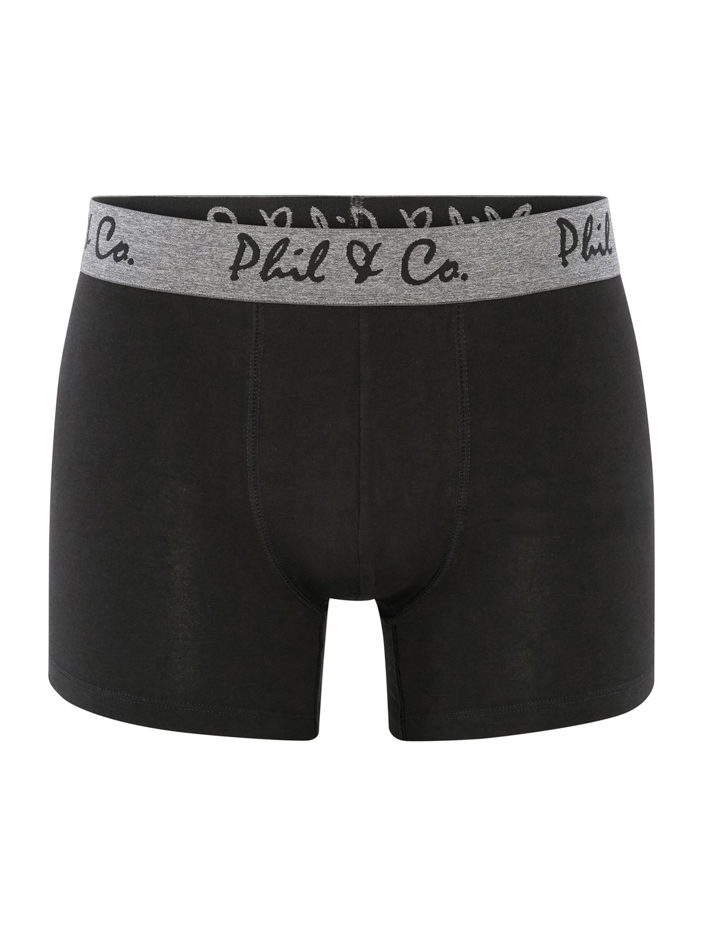 Phil & Co. Berlin Boxer shorts 'Retro' in Black
