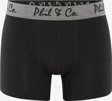 Phil & Co. Berlin Boxer shorts 'Retro' in Black