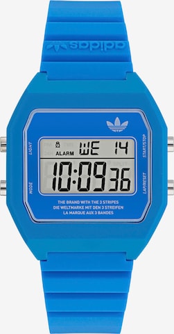 ADIDAS ORIGINALS Digital Watch in Blue: front