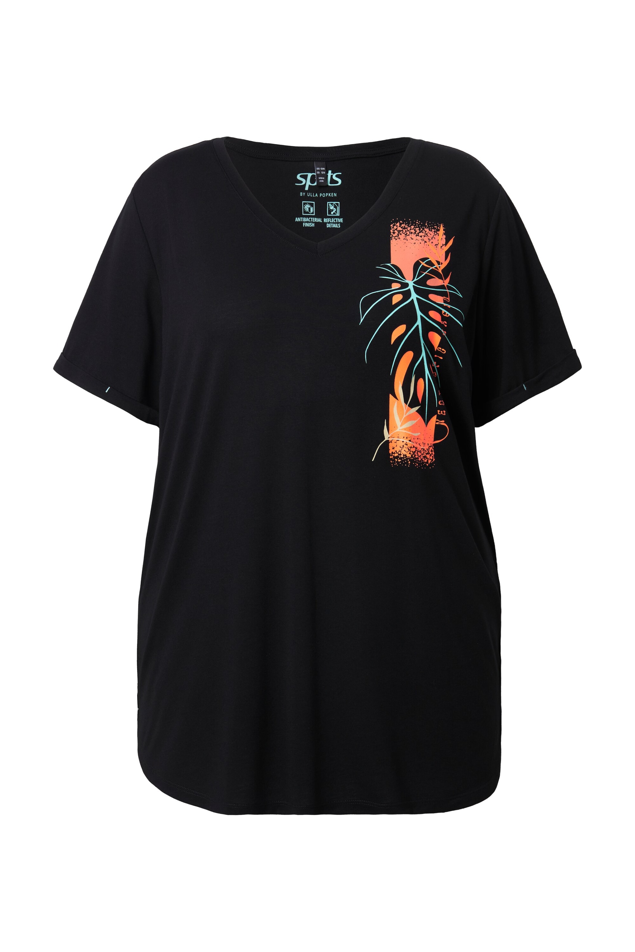 Ulla Popken Shirt in Black: front