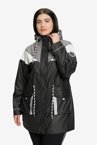 Ulla Popken Performance Jacket in Black: front