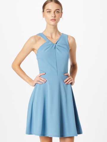 WAL G. Φόρεμα κοκτέιλ 'Zelda' σε μπλε: μπροστά