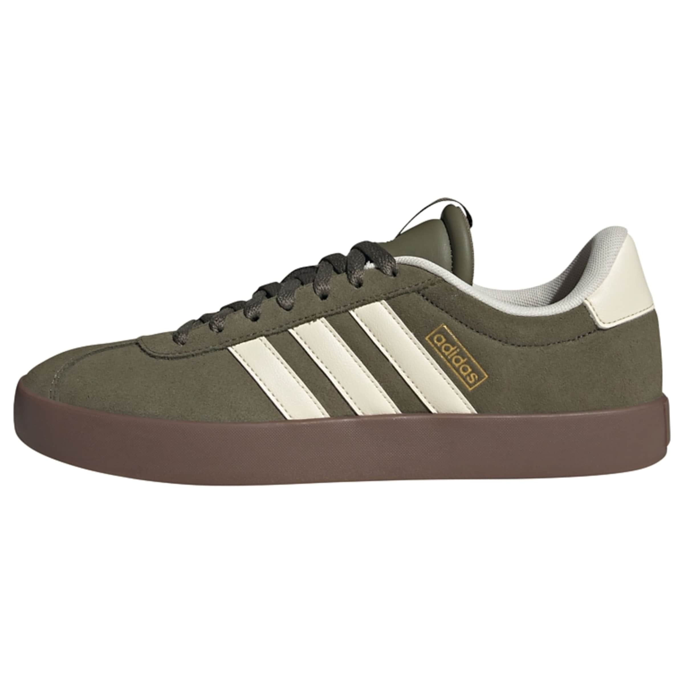 ADIDAS SPORTSWEAR Sapatilhas baixas 'VL Court 3.0' em 35,5 em ouro / oliveira / branco natural, Vista do artigo