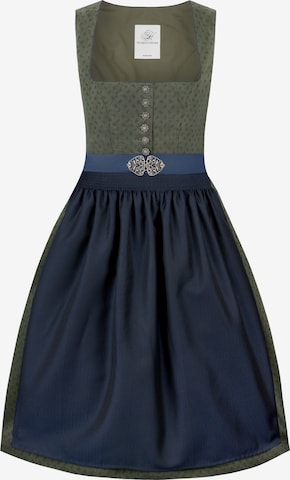 STOCKERPOINT Dirndl 'Cora' in Blauw: voorkant