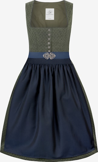 STOCKERPOINT Dirndl 'Cora' in 32 in blau / dunkelblau / oliv, Produktansicht