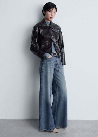 MANGO Wide leg Jeans 'Olivia' in Blauw