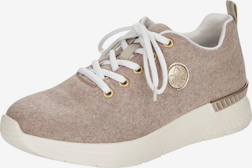 Rieker - Zapatillas deportivas bajas en beige: frente