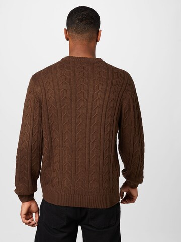 Redefined Rebel Sweter 'Paul' w kolorze brązowy