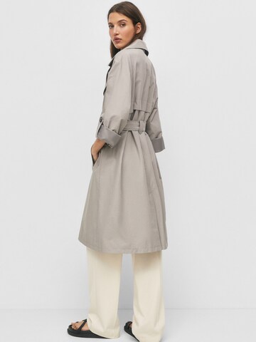 Manteau mi-saison Pull&Bear en gris