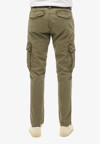 Superdry Regular Cargobroek 'Core' in Groen