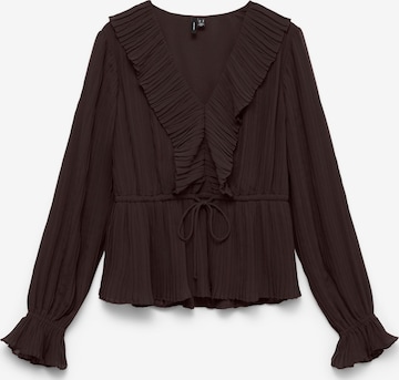 VERO MODA Blouse 'VMDora' in Brown: front